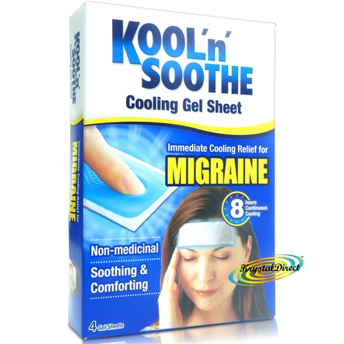 Kool 'n' Soothe Soft Gel Immediate Cooling Migraine Headache Sprain Pain Relief