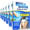 6x Kool 'n' Soothe Soft Gel Immediate Cooling Migraine Headache Sprain Pain Relief