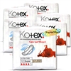 6x Kotex Ultra Thin Super With Wings Sanitary Protection Silky Soft Pads