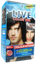 Schwarzkopf Live Color XXL 99 Deep Black Hair Colour Pomegranate Vitamin C