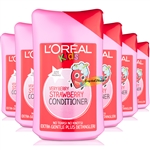 6x L'Oreal Kids Vey Berry STAWBERRY  CONDITIONER - 250ml