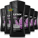 6x Lynx Excite Body Bath Wash Shower Gel For Men 250ml Refreshing Fragrances