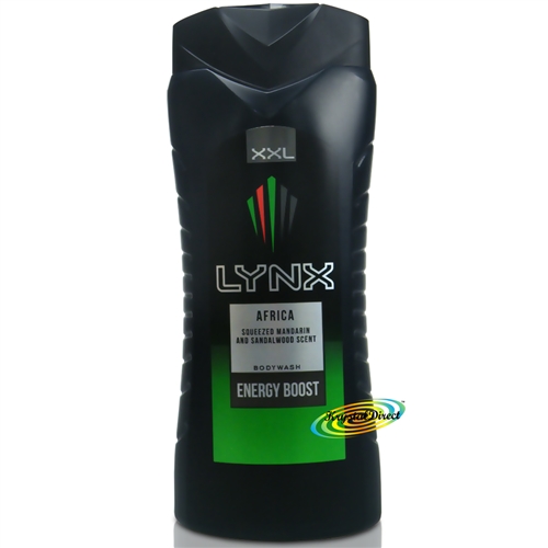 Lynx AFRICA Shower Gel XXL 500ml Bodywash - Energy Boost