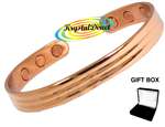 Magrelief BANGLE B32 Copper Lines L/XL Shiny