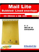 Mail Lite GOLD F/3 220x330mm Box of 50