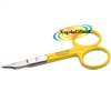 Manicare Nail Scissors With Pouch YELLOW Stainless Steel Non Rusting