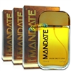 3x Mandate Classic Masculine Fragrance Eau De Toilette EDT Spray For Him 100ml