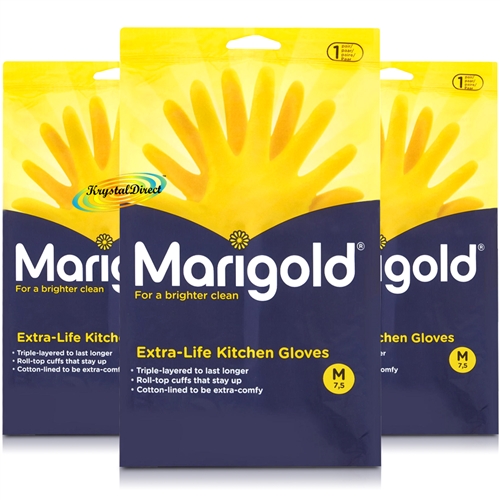 3x Marigold Gloves Kitchen Medium