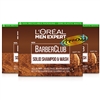 3x Loreal Men Expert Barber Club Solid Shampoo & Wash Bar 80g Plastic Free