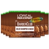 6x Loreal Men Expert Barber Club Solid Shampoo & Wash Bar 80g Plastic Free