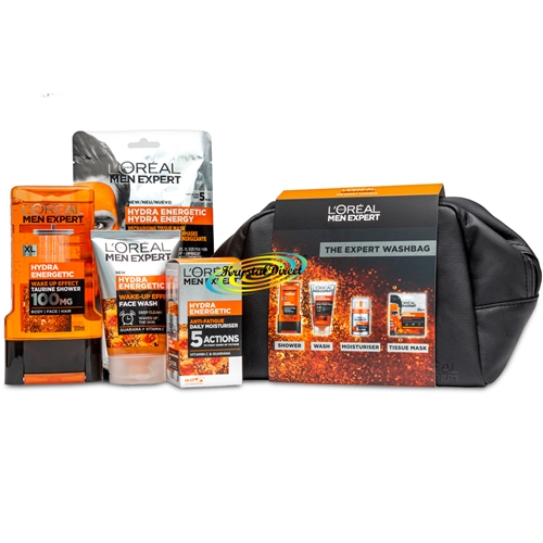 Loreal Men Expert Hydra Energetic The Expert Washbag Gift Set