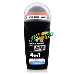 L'Oreal Men Expert Carbon Protect 4 in 1 Anti Perspirant 48H Deodorant Roll On 50ml