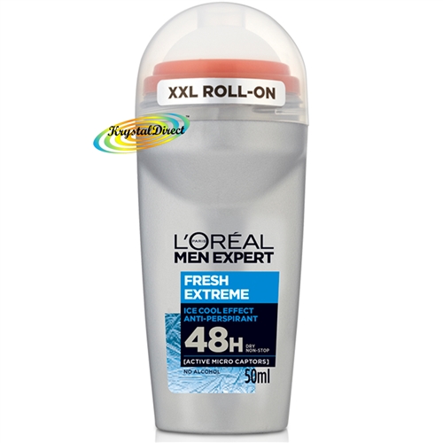 L'Oreal Men Expert Fresh Extreme Anti Perspirant 48H Deodorant Roll On 50ml