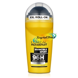 L'Oreal Men Expert Invincible Sport Anti Perspirant 96H Deodorant Roll On 50ml