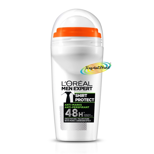 L'Oreal Men Expert Shirt Protect Anti Perspirant 48H Deodorant Roll On 50ml