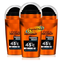 3x L'Oreal Men Expert Thermic Resist Anti Perspirant 48H Deodorant Roll On 50ml