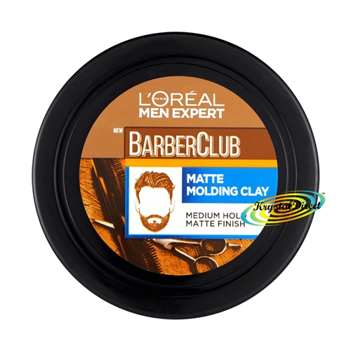 Loreal Men Expert Barber Club Matte Molding Hair Clay Medium Hold 75ml