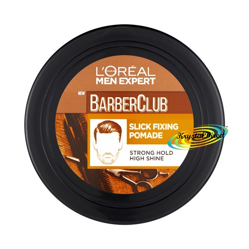 Loreal Men Expert Barber Club Slick Fixing Hair Pomade Strong Hold 75ml