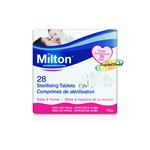 Milton 28 Sterilising Tablets Maximum Protection for Baby Bottle Teat Spoon