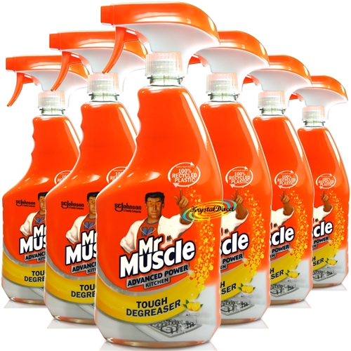 6x Mr Muscle Advanced Power KITCHEN Cleaner Citrus 750ml