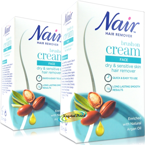 2x Nair Facial Brush on 50ml