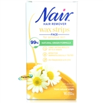 Nair Facial Wax Strips 16s