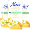 3x Nair Facial Wax Strips 16s