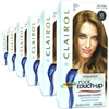6x Clairol Root Touch Up Permanent Hair Colour Dye #6 LIGHT BROWN