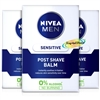 3x Nivea Men Sensitive Post Shave Balm 0% Alcohol 100ml