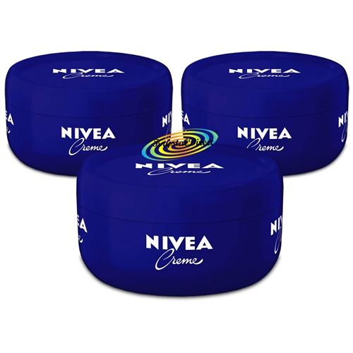 3x Nivea Original Creme Moisturising Body & Face Cream 200ml for Dry Skin