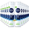 12x Nivea Men Sensitive Skin Shaving Gel 200ml Chamomile & Witch Hazel Extract