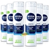 6x Nivea Men Sensitive Skin Shaving Gel 200ml Chamomile & Witch Hazel Extract