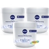 3x Nivea Body Cream INTENSIVE MOISTURISING Deep Serum Normal To Dry Skin 400ml