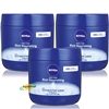 3x Nivea Body Cream RICH NOURISHING Deep Moisture Serum Normal To Dry Skin 400ml