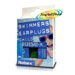 Noise-X Swimmer / Swimming Reusable Soft Silicone Ear Plugs for Child 1 Pair