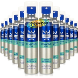 12x Nuage Men Shaving Oil With Menthol 25ml