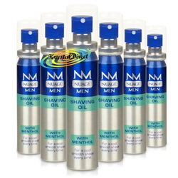 6x Nuage Men Shaving Oil With Menthol 25ml