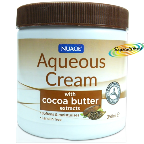 Nuage Aqueous Cream With COCOA BUTTER Extracts Skin Wash Moisturiser 350ml