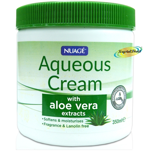 Nuage Aqueous Cream With ALOE VERA Extracts Skin Wash Moisturiser 350ml