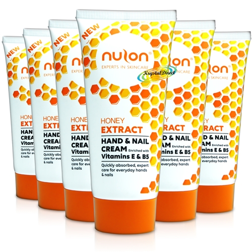 6x Nulon Honey Extract Hand & Nail Cream 75ml