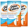 3x Odor Eaters Ultra Comfort Deodorising Insoles For Everyday Wear