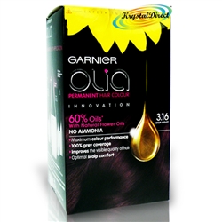 Garnier Olia 3.16 Deep Violet Permanent Hair Colour No Ammonia Dye