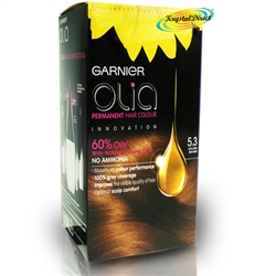 Garnier Olia 5.3 Golden Brown Permanent Hair Colour No Ammonia Dye