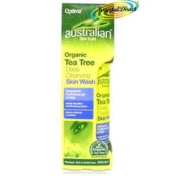 Optima Australian Organic Tea Tree Deep Cleansing Skin Wash 250ml