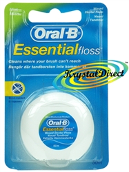 Oral B Essential Waxed Dental Floss Mint 50m