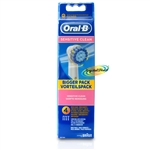 Braun Oral B Sensitive Clean Toothbrush Replacement Heads 4 Pack