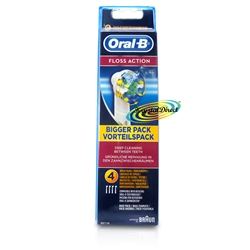 Braun Oral B Floss Action Replacement Brush Heads