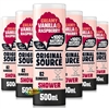 6x Original Source Creamy Vanilla & Raspberry Shower Gel 500ml