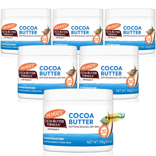 6x Palmers Cocoa Butter Original Solid Formula Cream Vitamin E 100g