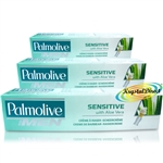 3x Palmolive Sensitive Shaving Lather Shave Cream 100ml With Palm Extract